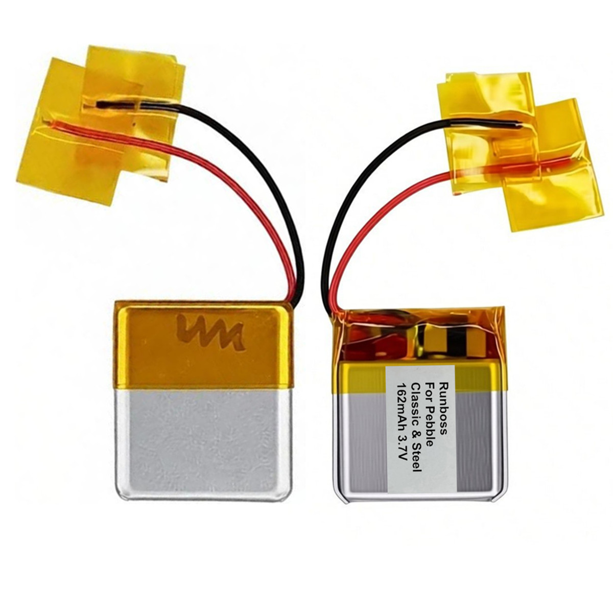 Smartwatch Pebble Watches - 2PCS/Lot 162mAh 3.7V Lithium Polymer Rechargeable