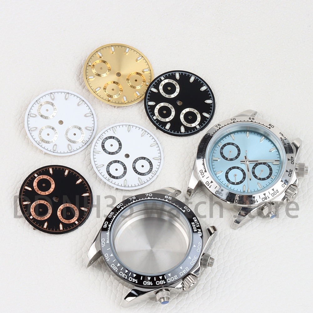 Luminous Dial Face - 40mm VK63 Watch Case Stainless Steel