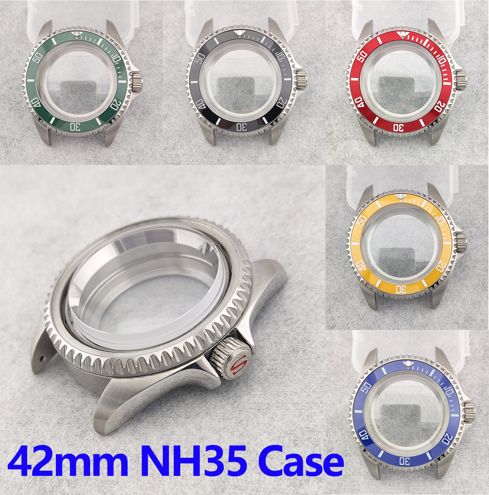Vintage Digital Watch - 42mm Watch Case NH35 Case SKX007