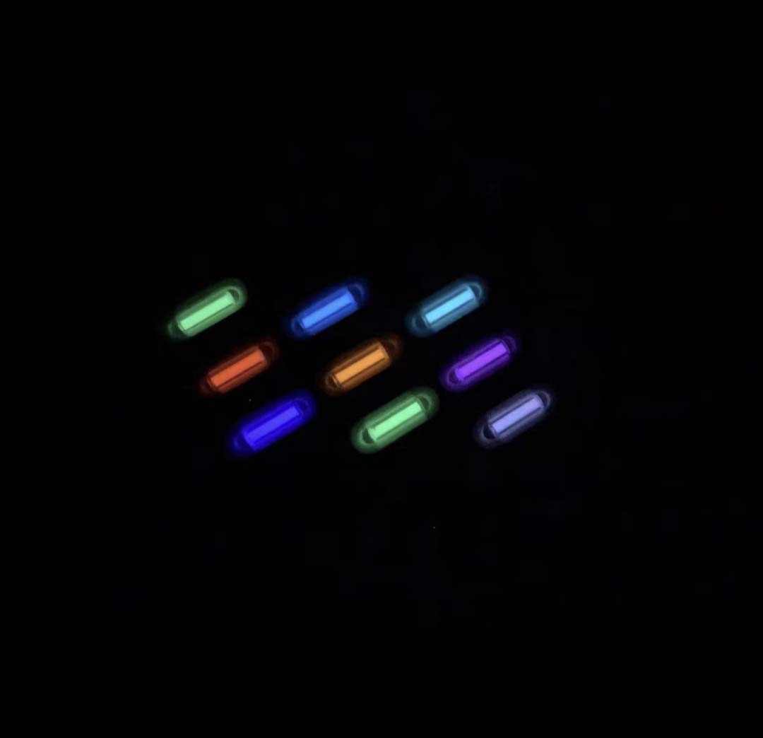 Tritium Gas Tube - 8 Pack 2*6mm Small Glass Tube
