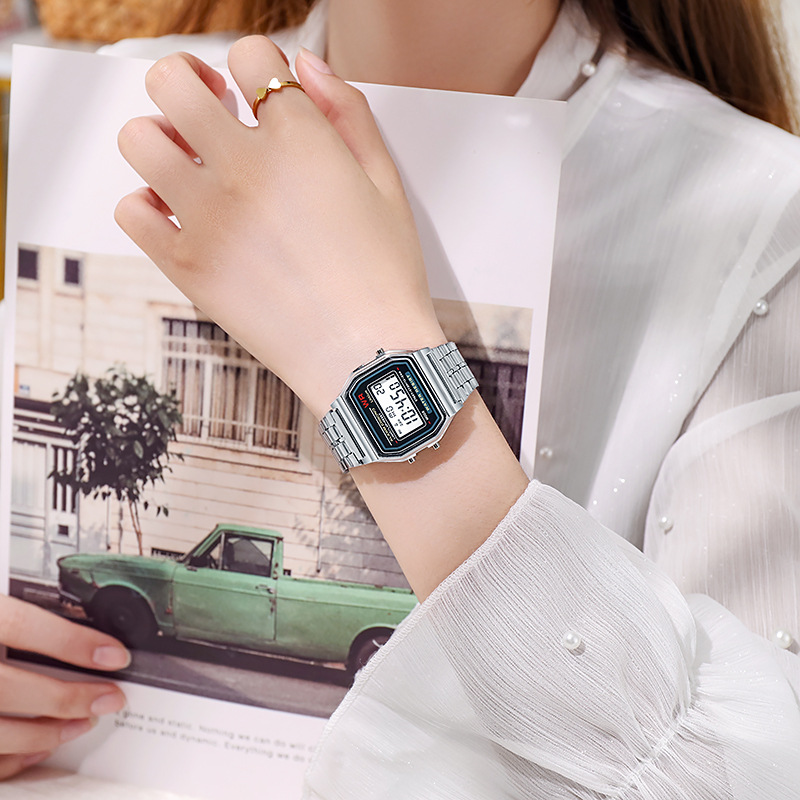 Luxury Rose Gold Women Watches - Vintage Digital Watch recension och pris