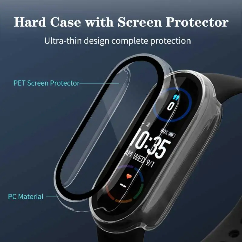 Tempered Glass+PC Case For Xia - Smartwatch Watches For Women Smart recension och pris