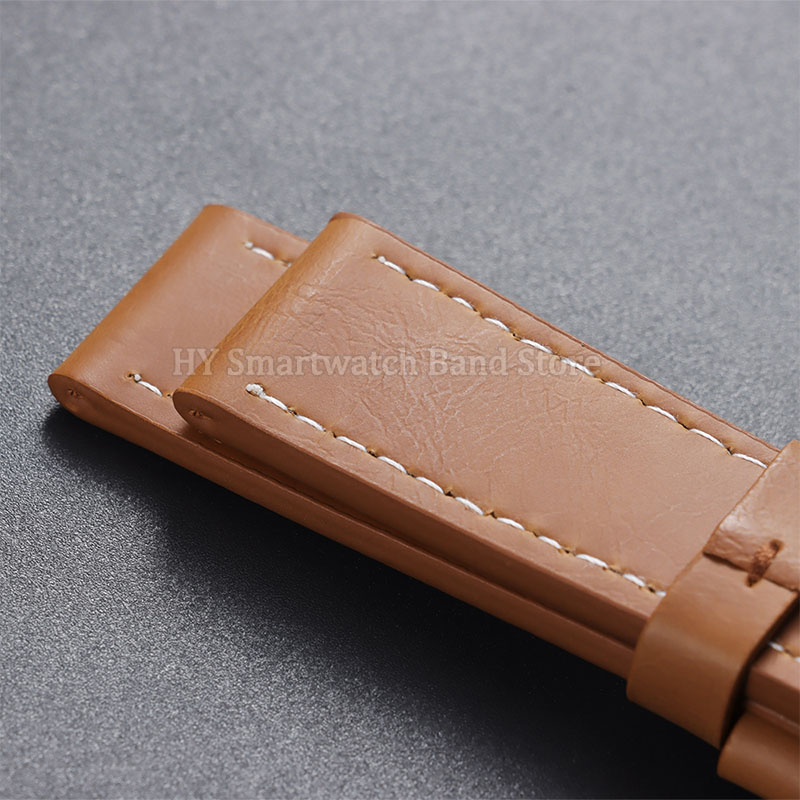 Vintage Leather Watch Band 18m - Smartwatch Army Watches For Men recension och pris