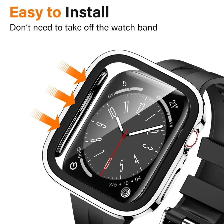 Glass+cover For Apple Watch ca - Smartwatch Watches For Women Smart recension och pris