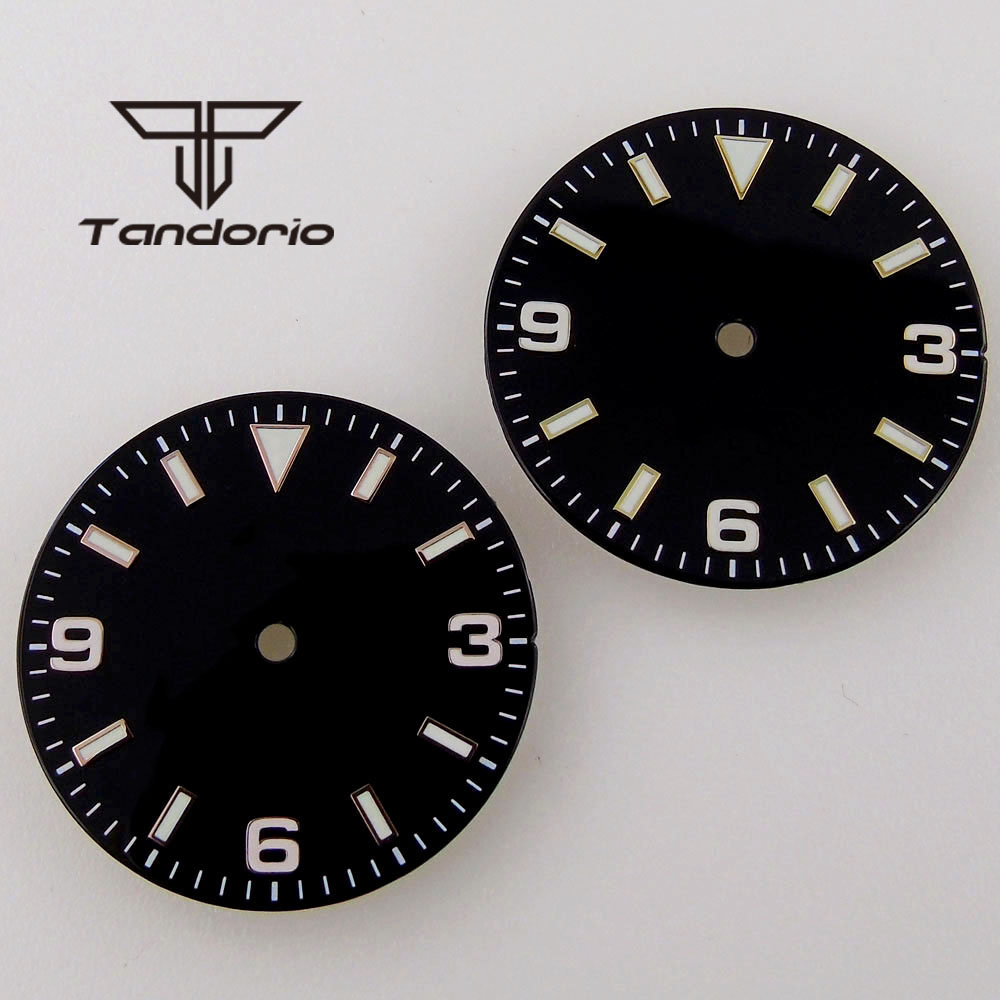 29mm Black/Blue Watch Dial Fit - Luminous Dial Face recension och pris