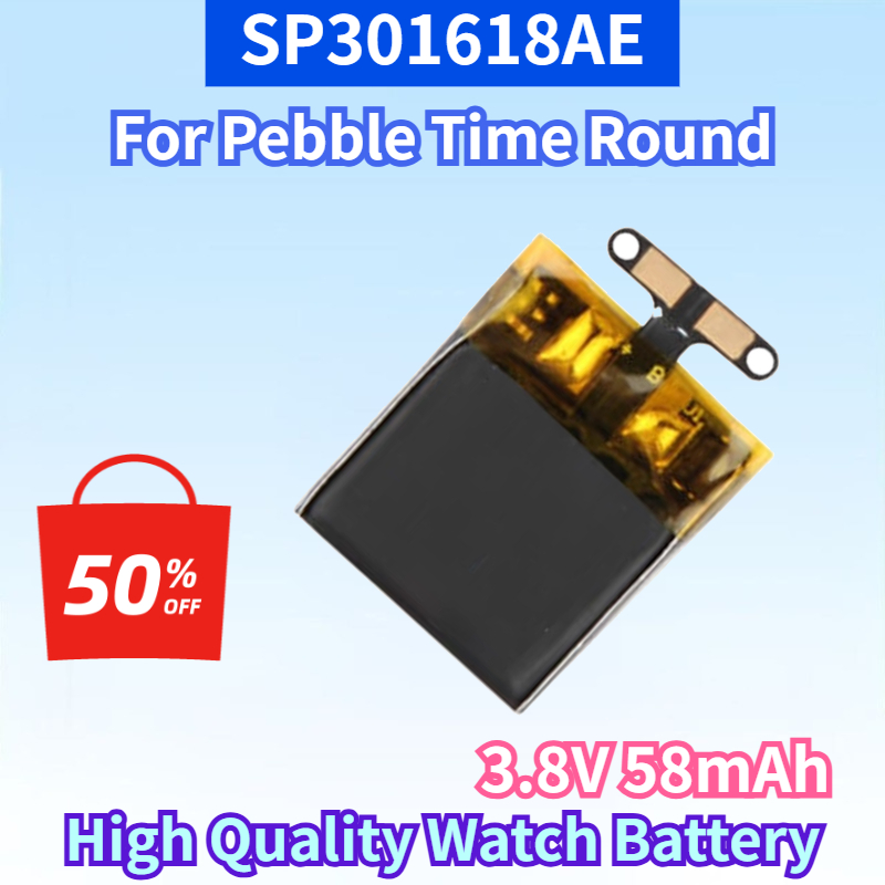 Newest SP301618AE 3.8V 58mAh L - Smartwatch Pebble Watches recension och pris