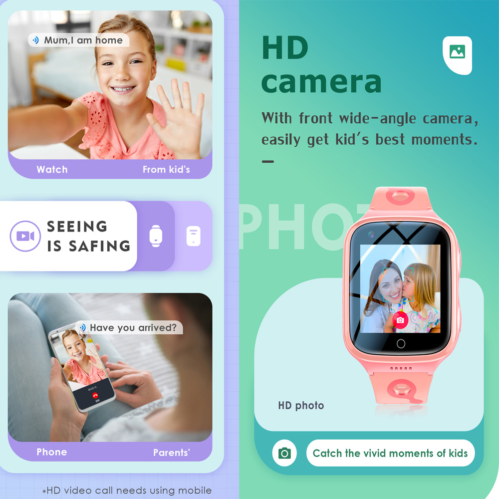 Hot 4G Kids Smartwatch 1000 Ma - Smartwatch Digital Watches For Girls recension och pris