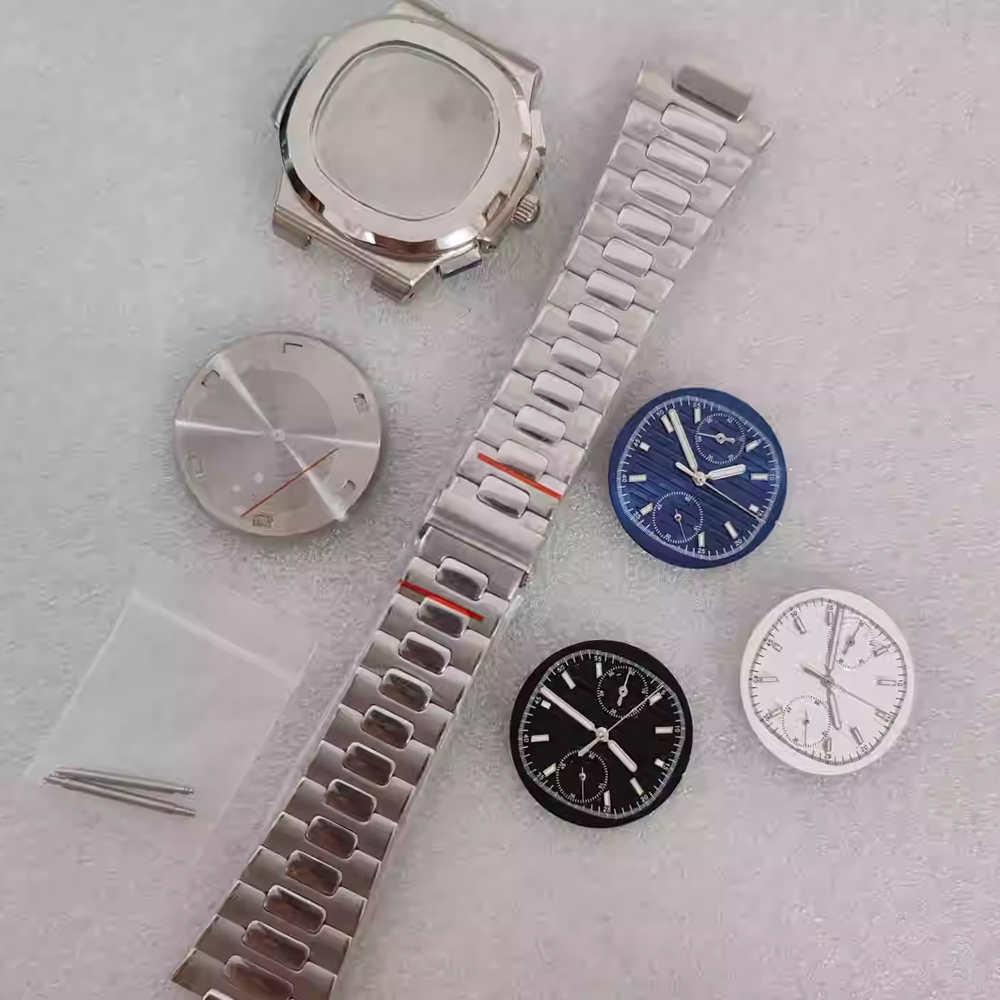 41mm Watch Case Strap Set with - Luminous Dial Face recension och pris