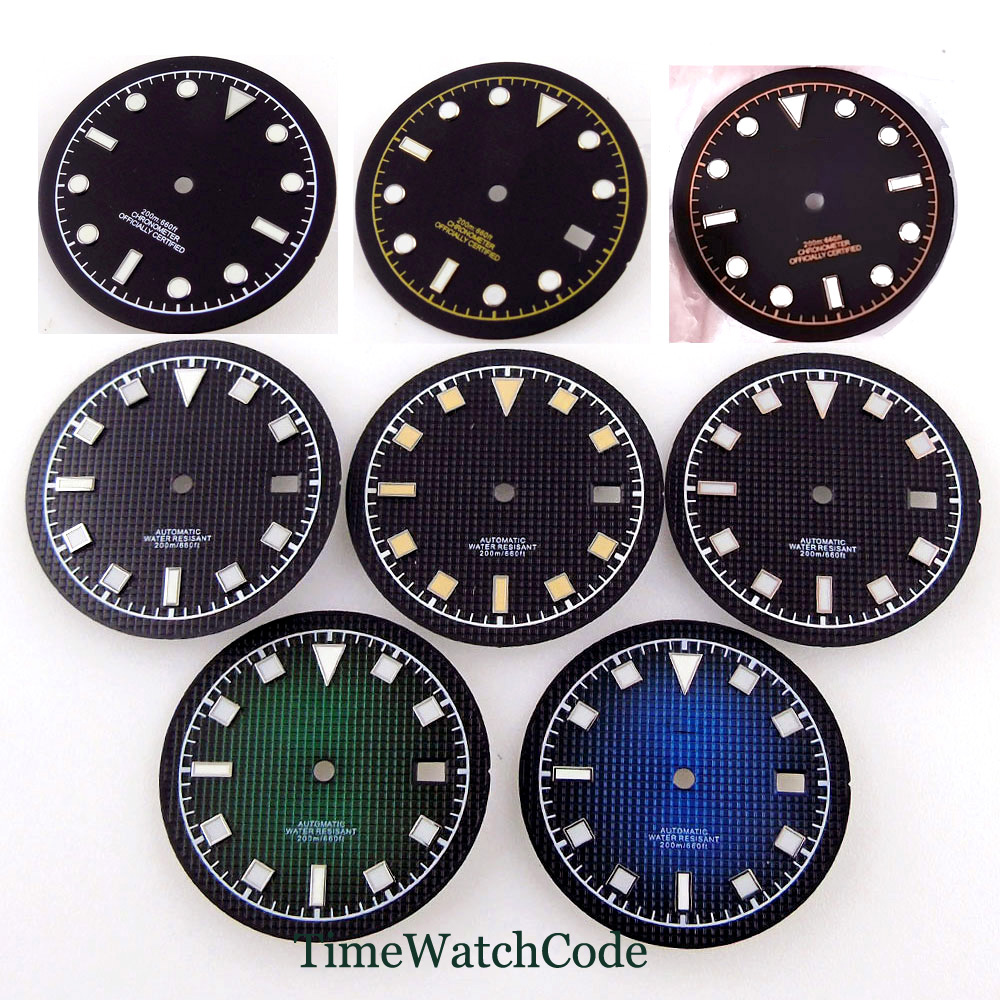 33.5mm Watch Dial Fit NH35A ET - Luminous Dial Face recension och pris