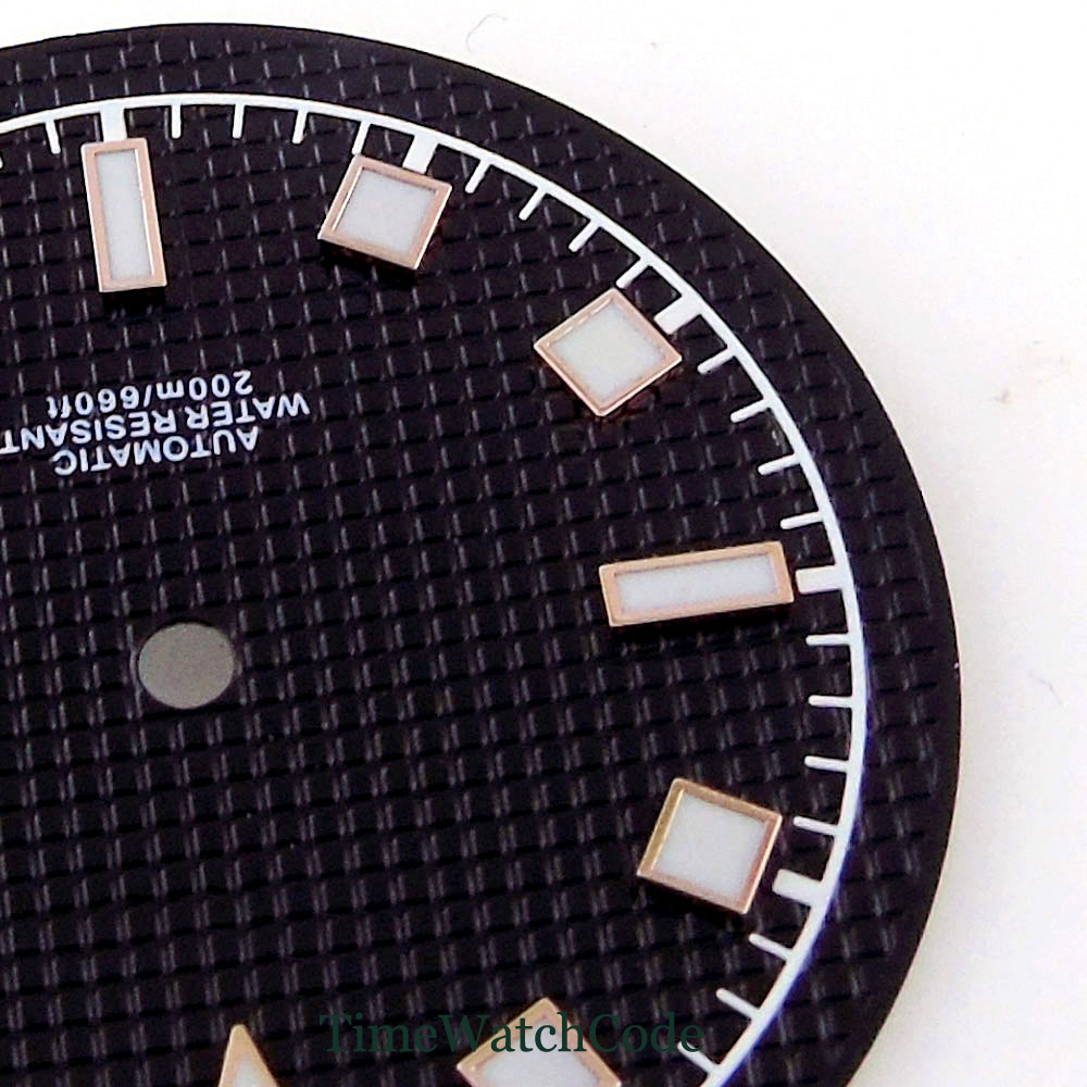33.5mm Watch Dial Fit NH35A ET - Luminous Dial Face recension och pris