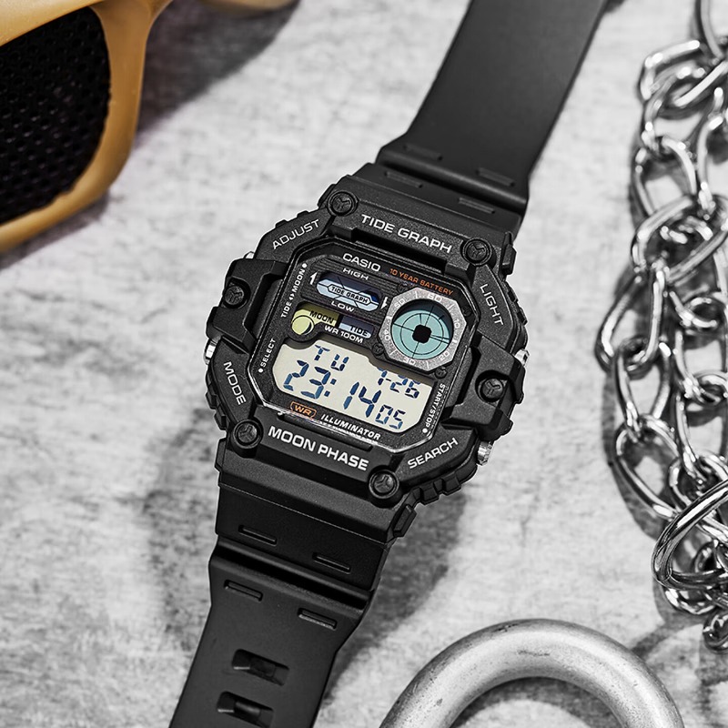 Casio WS-1700H Series Digital  - Vintage Digital Watch recension och pris