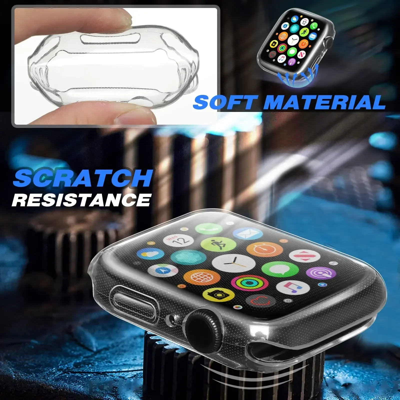 Cover For Apple Watch Case 44m - Smartwatch Watches For Women Smart recension och pris