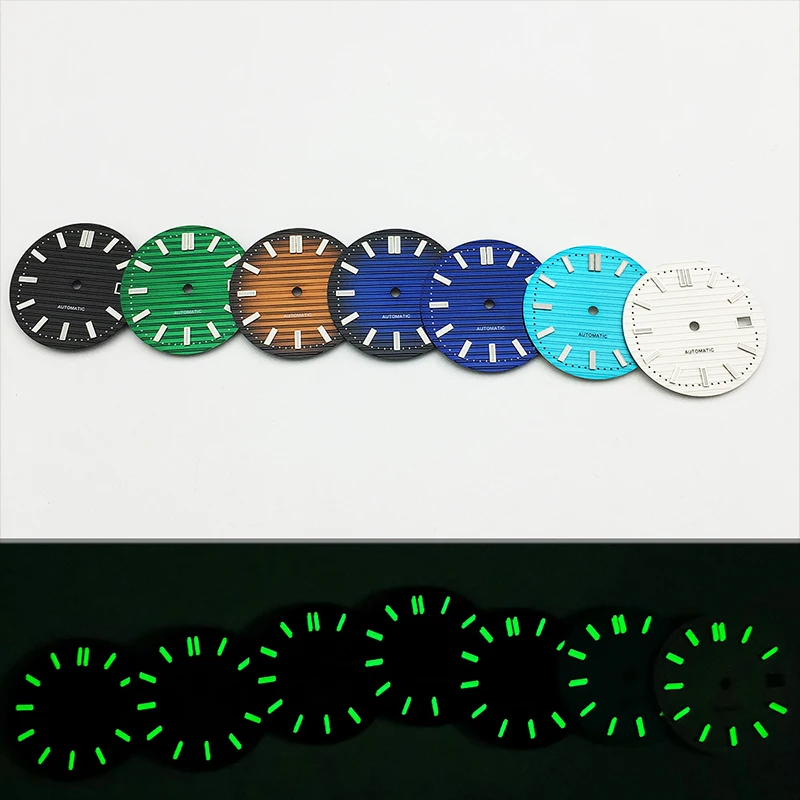 29.8mm NH35 Watch Dial Green L - Luminous Dial Face recension och pris