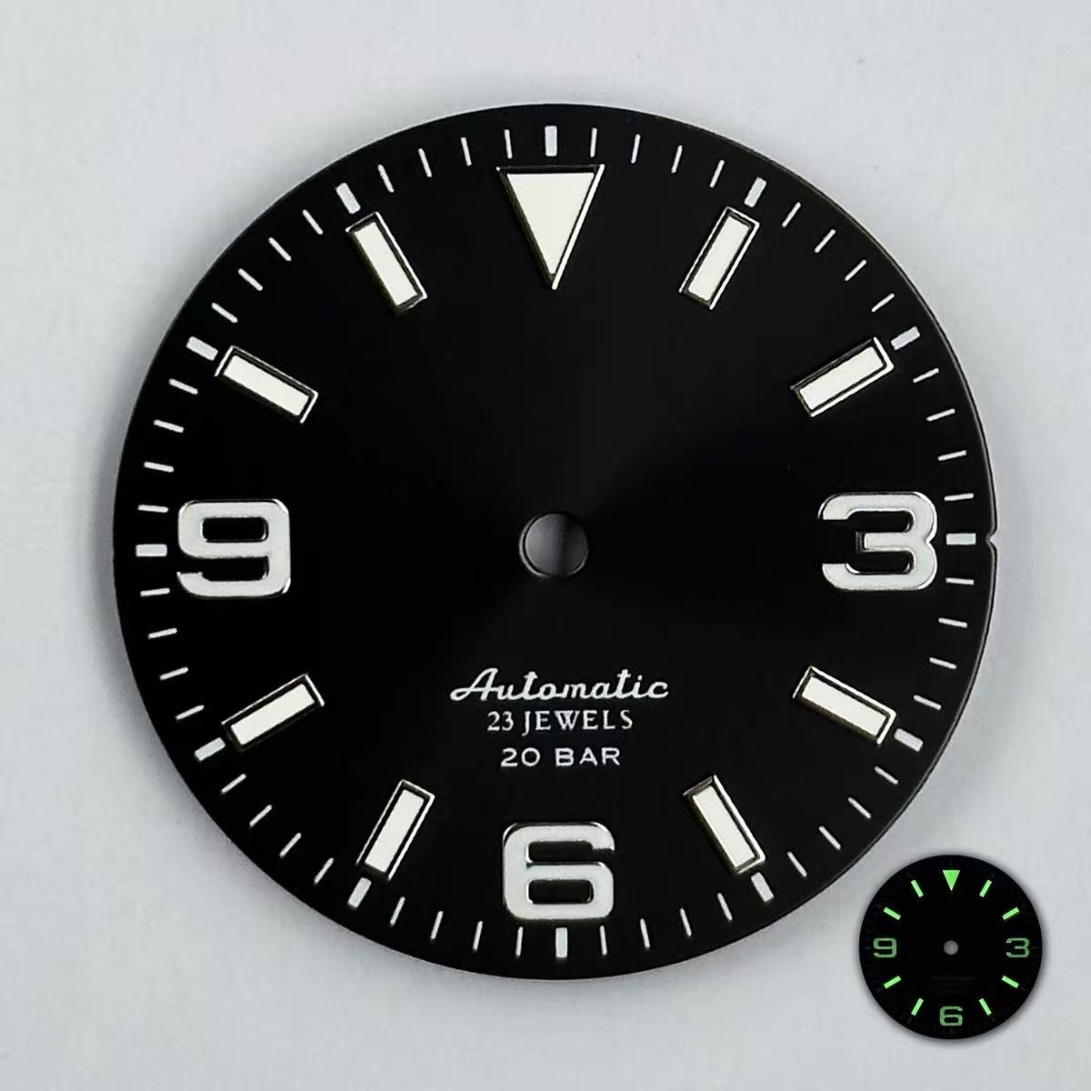 NH35 Dial 28.5mm Dial Modifica - Luminous Dial Face recension och pris