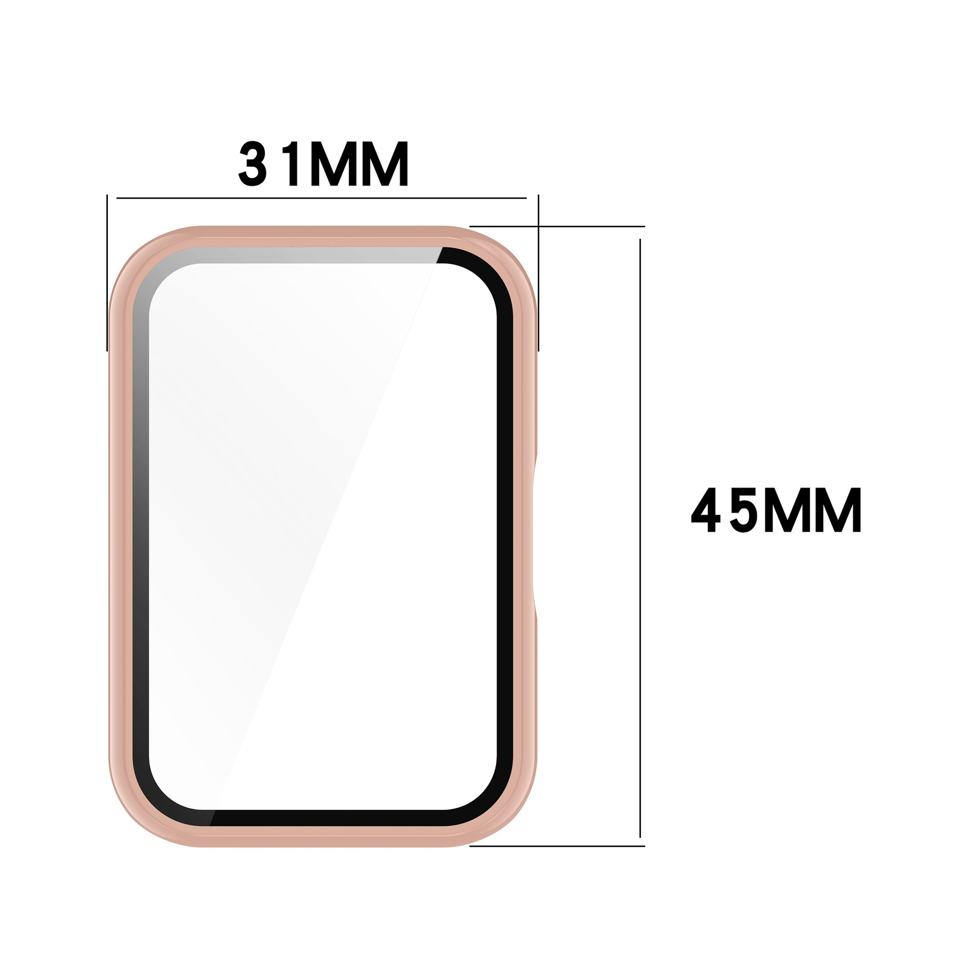 Glass+Case For Samsung Galaxy  - Smartwatch Watches For Women Smart recension och pris
