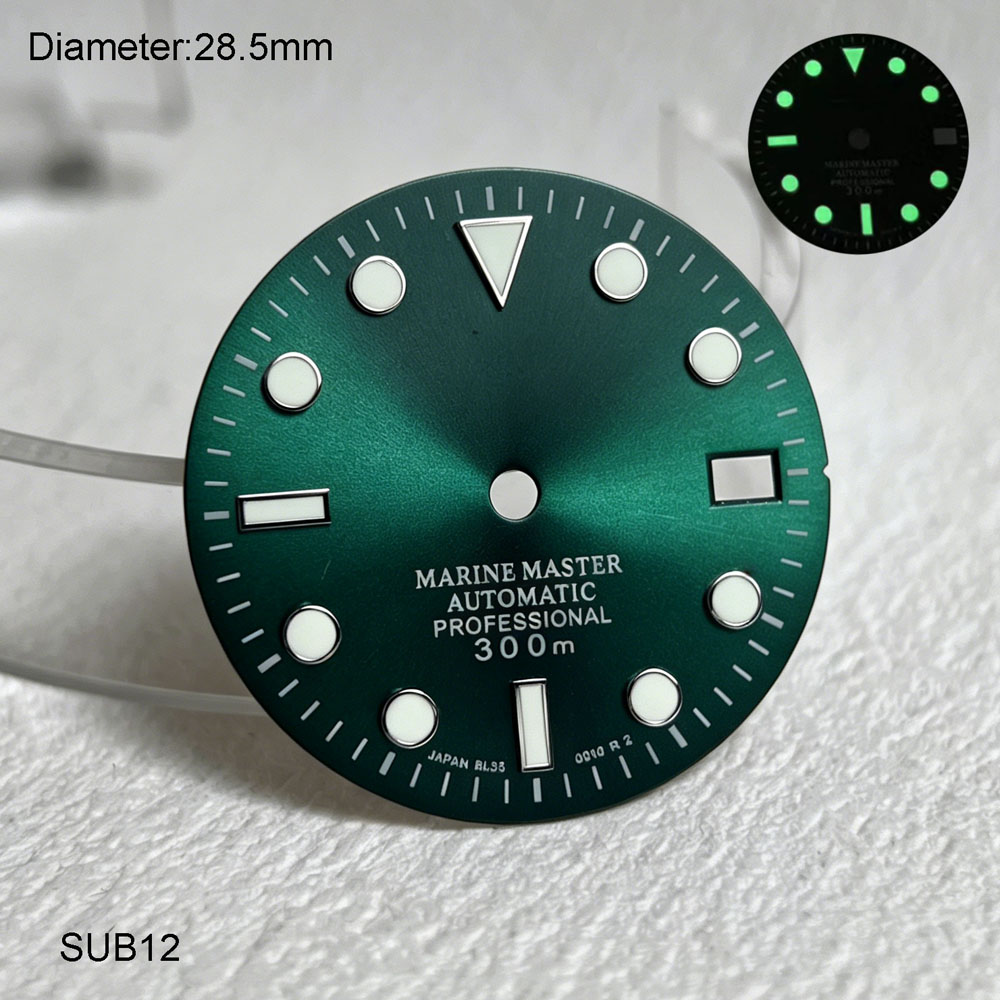 28.5mm NH35 S Logo Dial Marine - Luminous Dial Face recension och pris