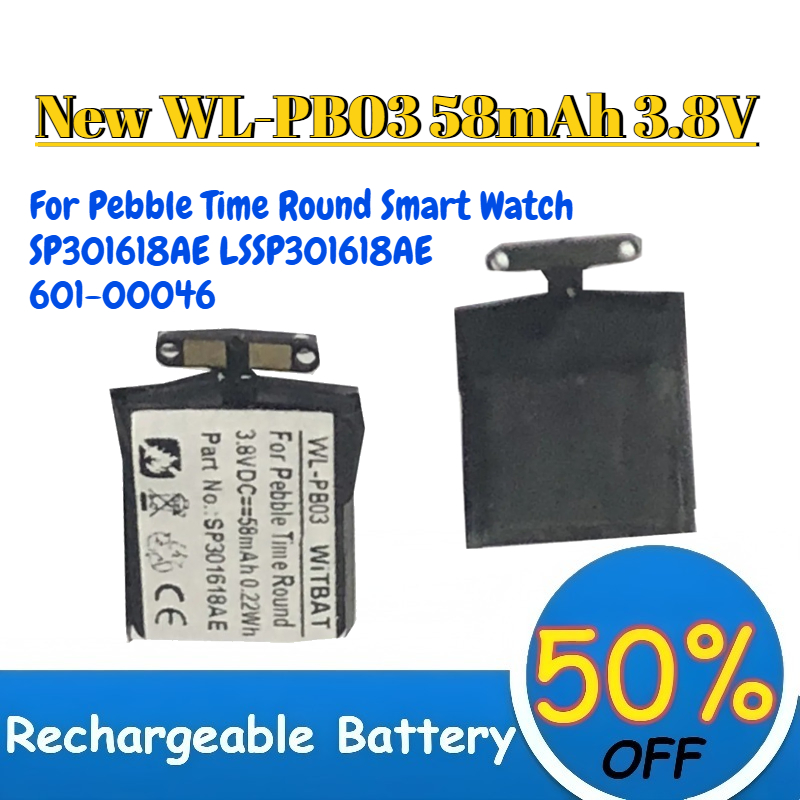 High-Quality New WL-PB03 58mAh - Smartwatch Pebble Watches recension och pris