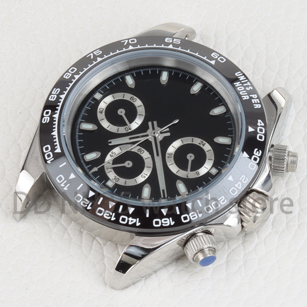 40mm VK63 Watch Case Stainless - Luminous Dial Face recension och pris