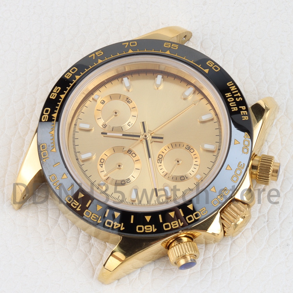 40mm VK63 Watch Case Stainless - Luminous Dial Face recension och pris