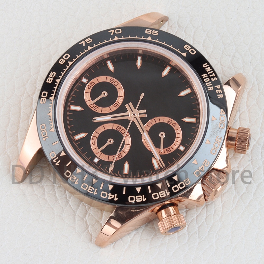 40mm VK63 Watch Case Stainless - Luminous Dial Face recension och pris