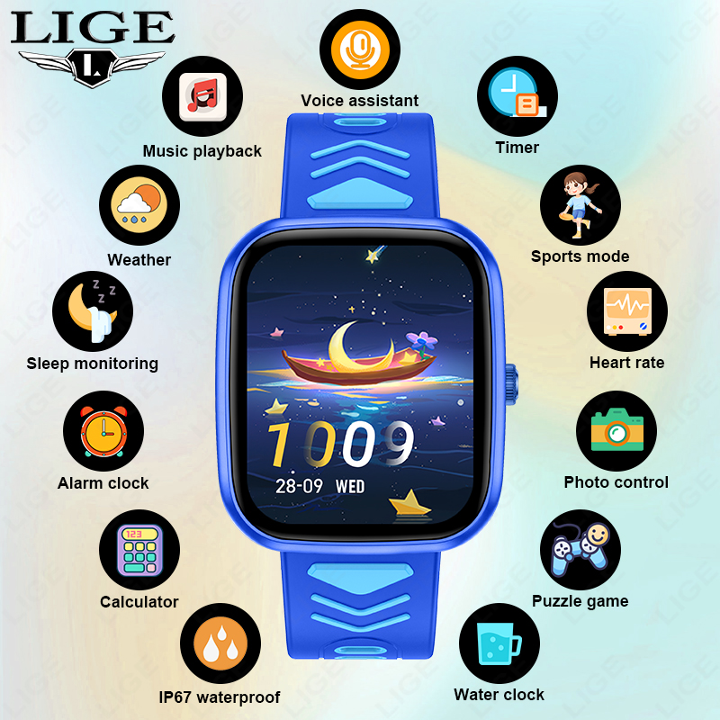 LIGE Kids Smartwatch Game Wate - Smartwatch Watches Birthday Gift For Boys recension och pris