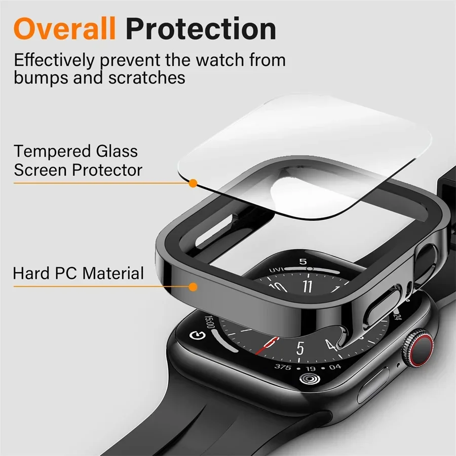 Glass+cover For Apple Watch ca - Smartwatch Watches For Women Smart recension och pris