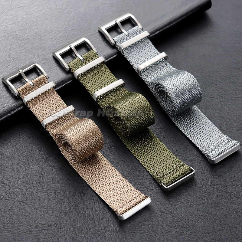 Canvas Nylon Watch Band 18mm 2 - Omega Watches Smartwatch recension och pris