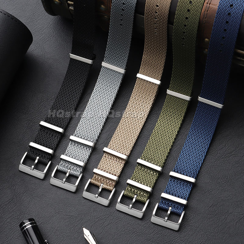 Canvas Nylon Watch Band 18mm 2 - Omega Watches Smartwatch recension och pris