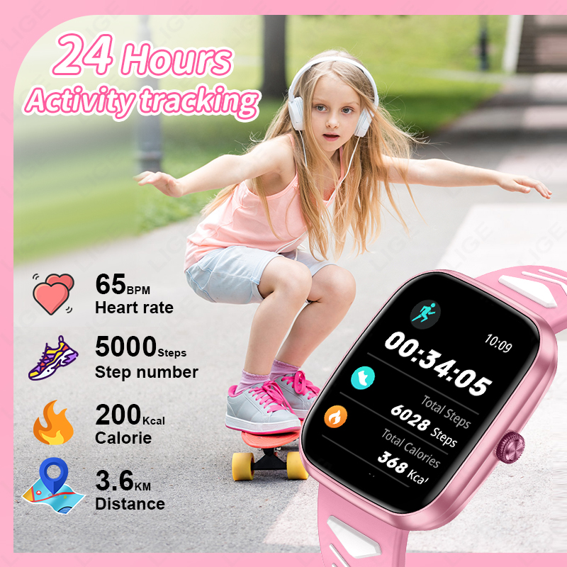 LIGE New 1.75 Inch Bluetooth C - Smartwatch Digital Watches For Girls recension och pris