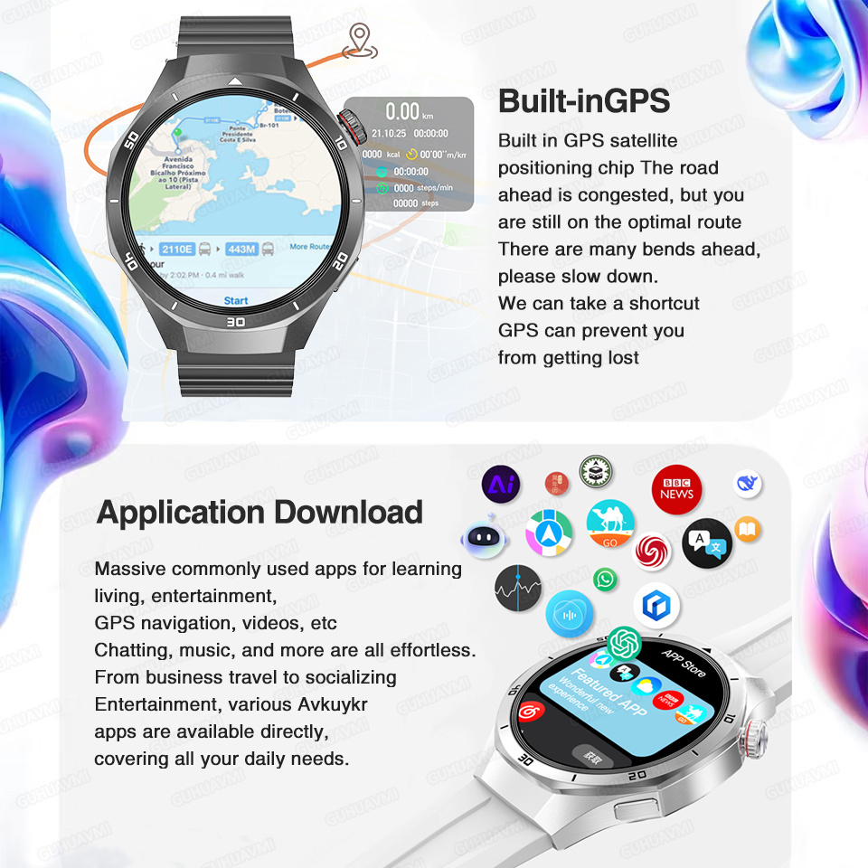 2026 New Watch 5 Pro GPS Map N - Smartwatch Professional Watches For Men recension och pris