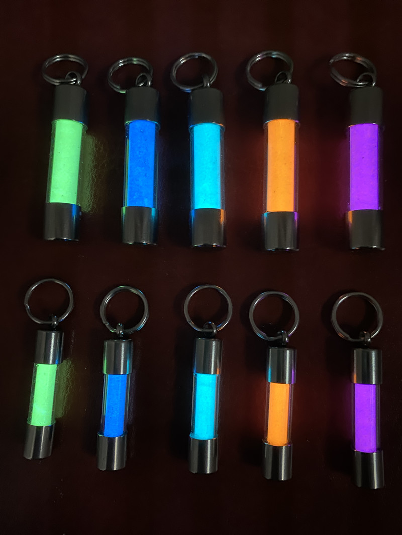 Glass Luminous Pendant Key Bag - Tritium Gas Tube recension och pris