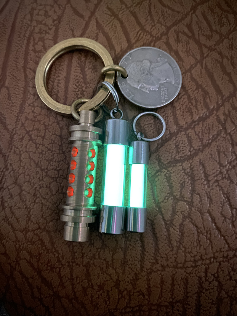 Glass Luminous Pendant Key Bag - Tritium Gas Tube recension och pris