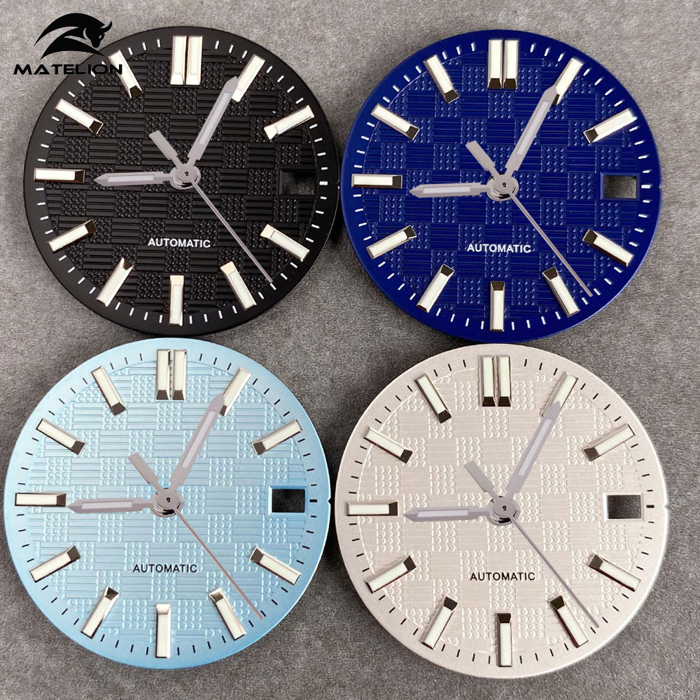 Black White Sky Blue Mod Watch - Luminous Dial Face recension och pris