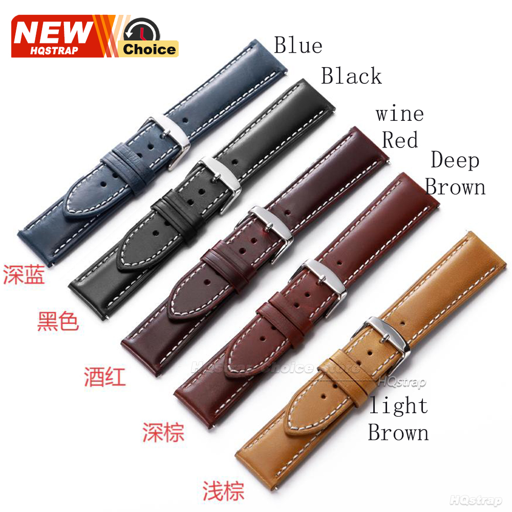 New Oil Wax Strap 16mm 18mm 20 - Omega Watches Smartwatch recension och pris