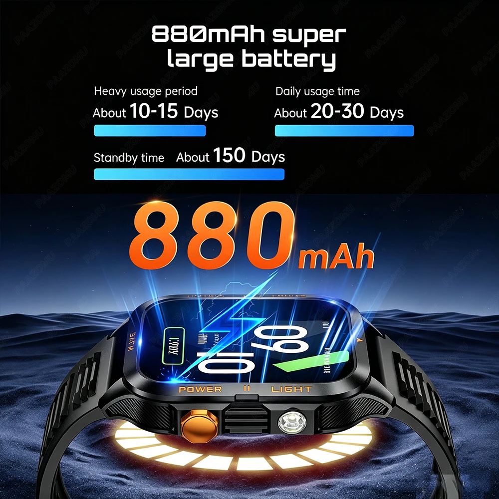 Military Grade SmartWatch Men  - Smartwatch Professional Watches For Men recension och pris